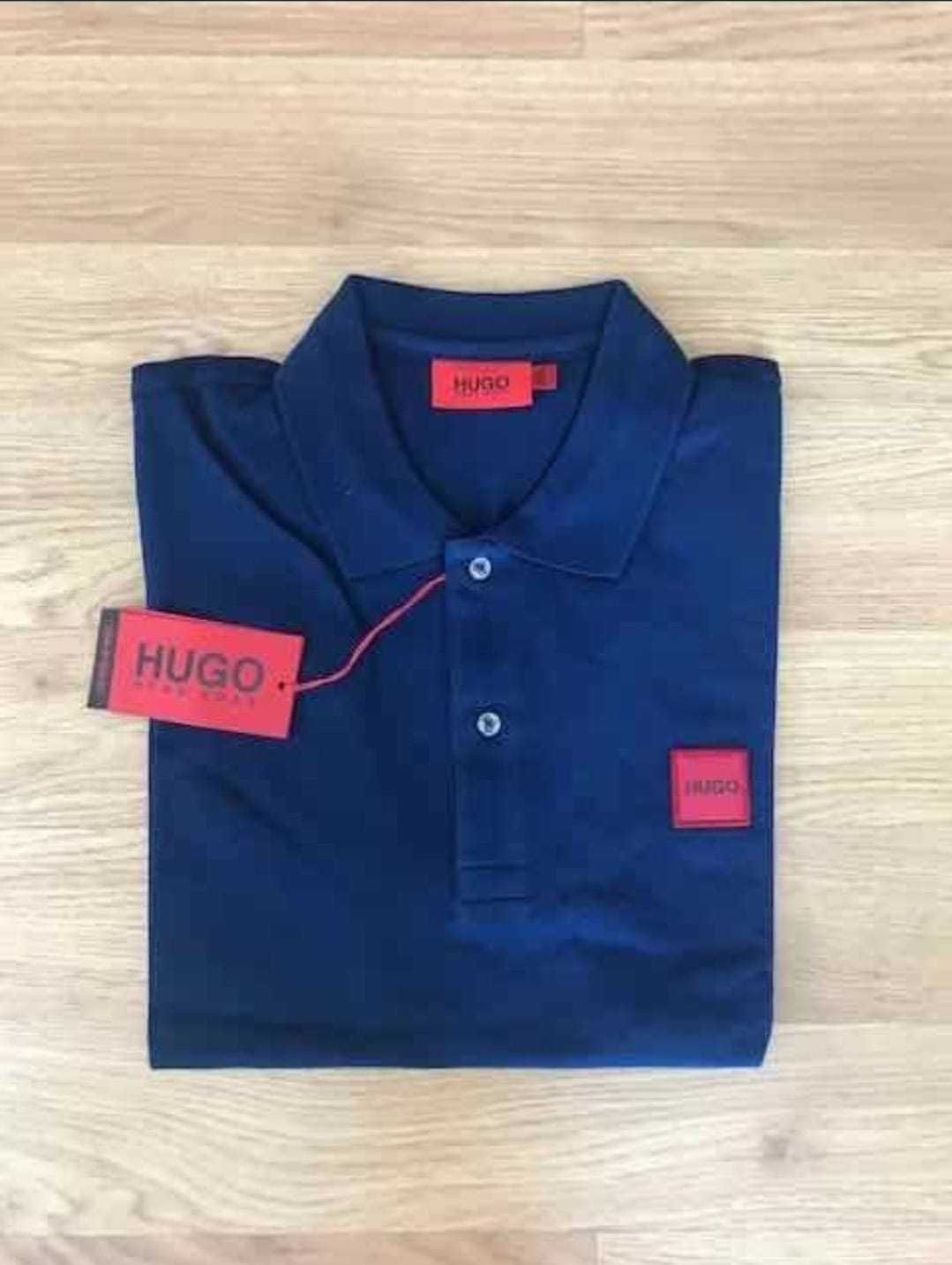 Koszulka męska polo Hugo Boss czarna granat koszulki polówki