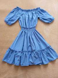 Sukienka niebieska