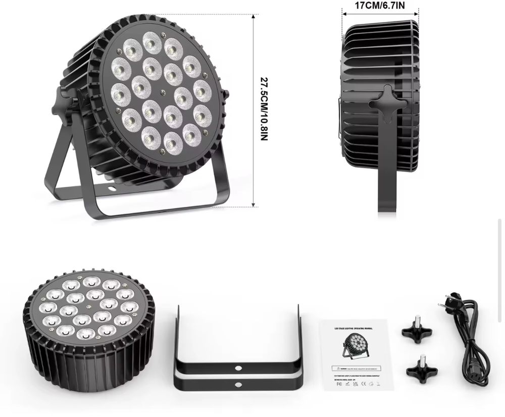 Foco led 200w dmx RGBW
