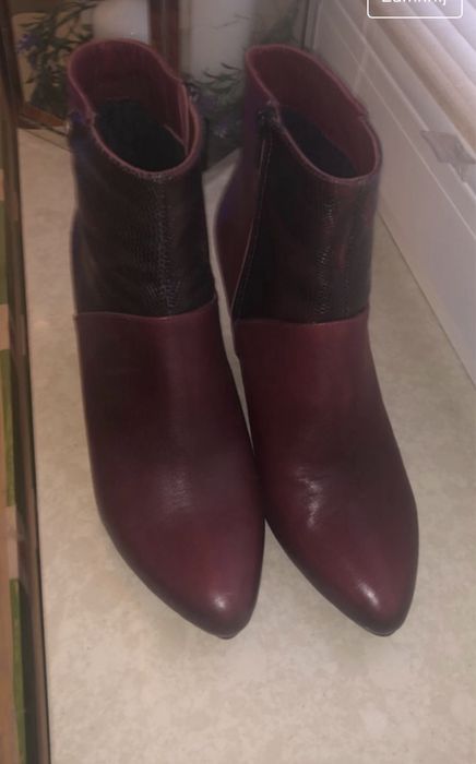 Botki skórzane Lanqier r. 40
