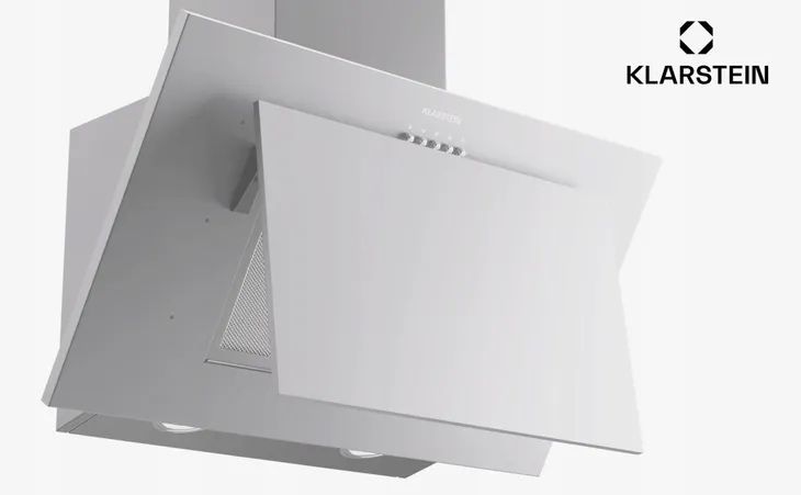 Klarstein Athena 60 Okap kuchenny Okap skośny, Okap przyścienny