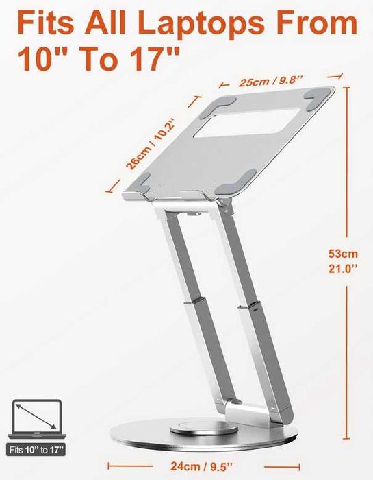 Stolik pod laptopa Tounee N3GL - SZARY