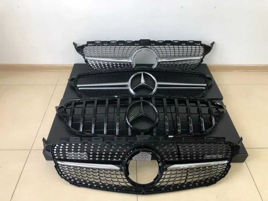 Решітка радіатора Mercedes w164 w221 w205 w206 W213 CLA,w222w166 GLA