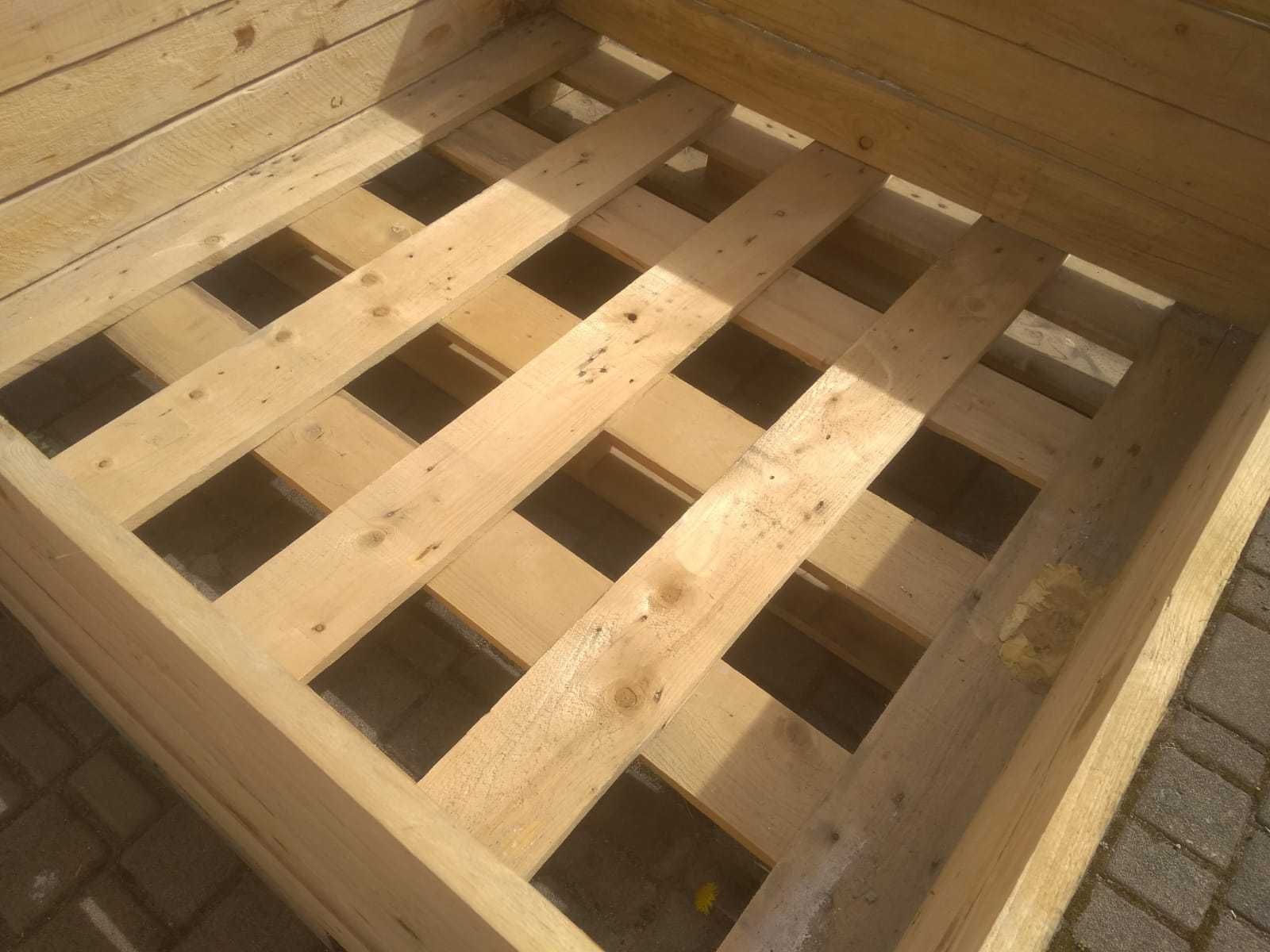 Skrzyniopaleta  drewniana duża 170x160x60 możliwy transport