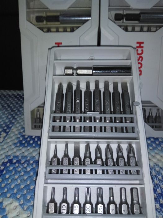 Bosch Jogo de bits/pontas brocas madeira hss alvenaria granito