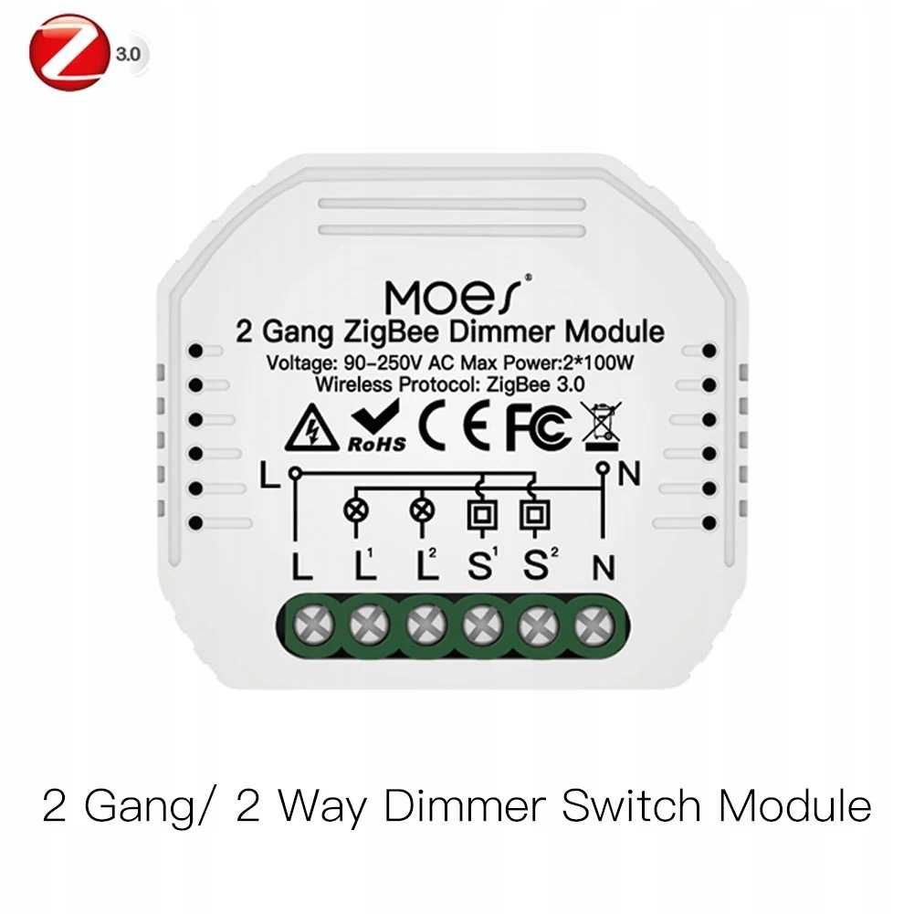 Moes Smart Zigbee WIFI Moduł Dimmer (60% ceny w sklepie)