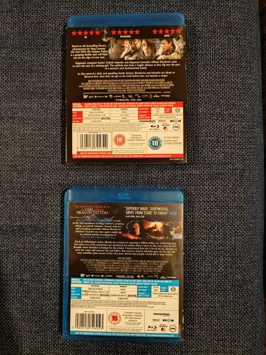 "The Girl With the Dragon Tattoo" + "The Girl Who Played With Fire"