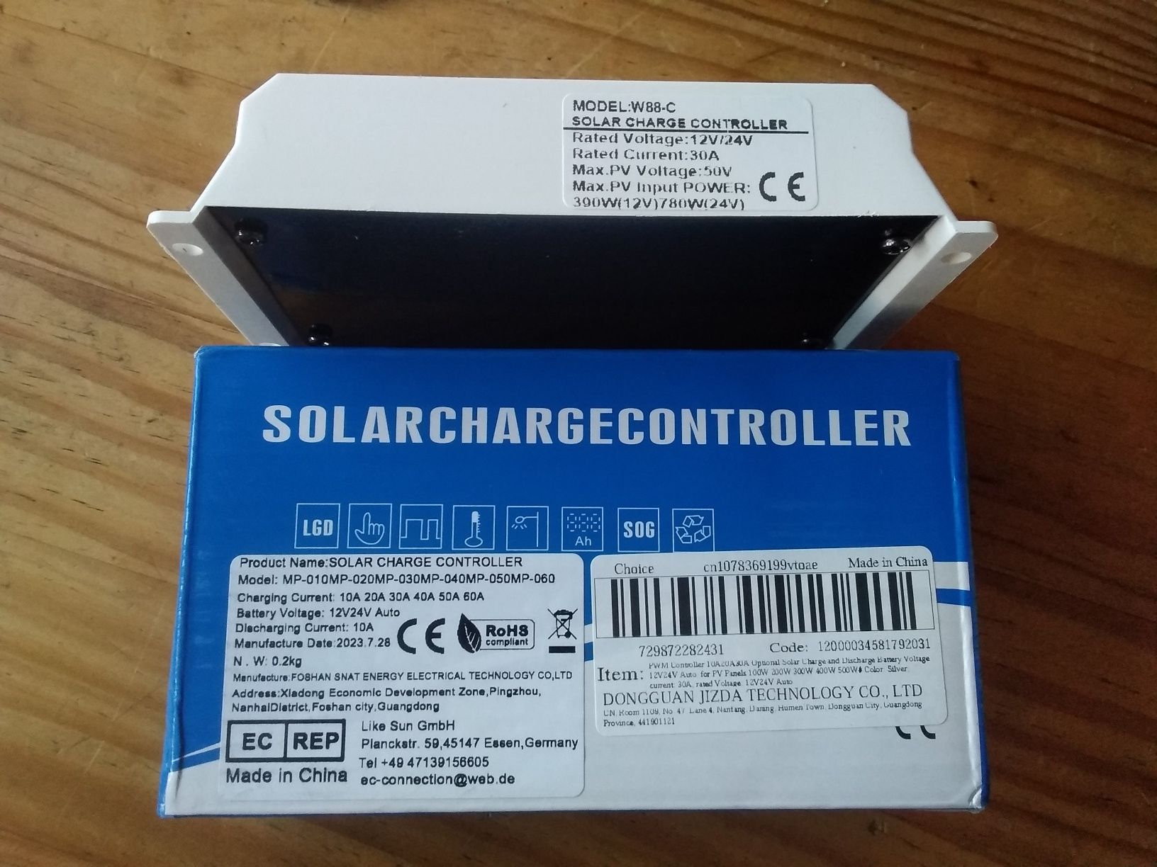 Controlador solar 30A