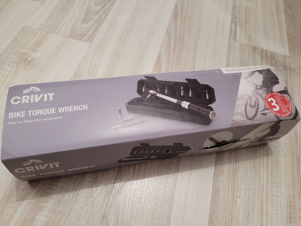 Klucz dynamometryczny rowerowy 2-24 Nm Crivit