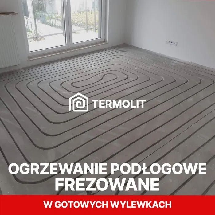 Frezowanie pod ogrzewanie podłogowe, ogrzewanie podłogowe frezowane