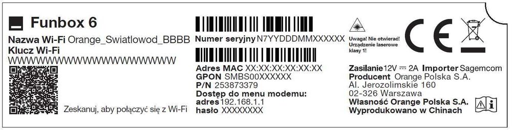 Modem Funbox 6 ORANGE