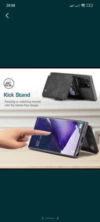 Бампер кошелек для телефона Samsung s21 кожа