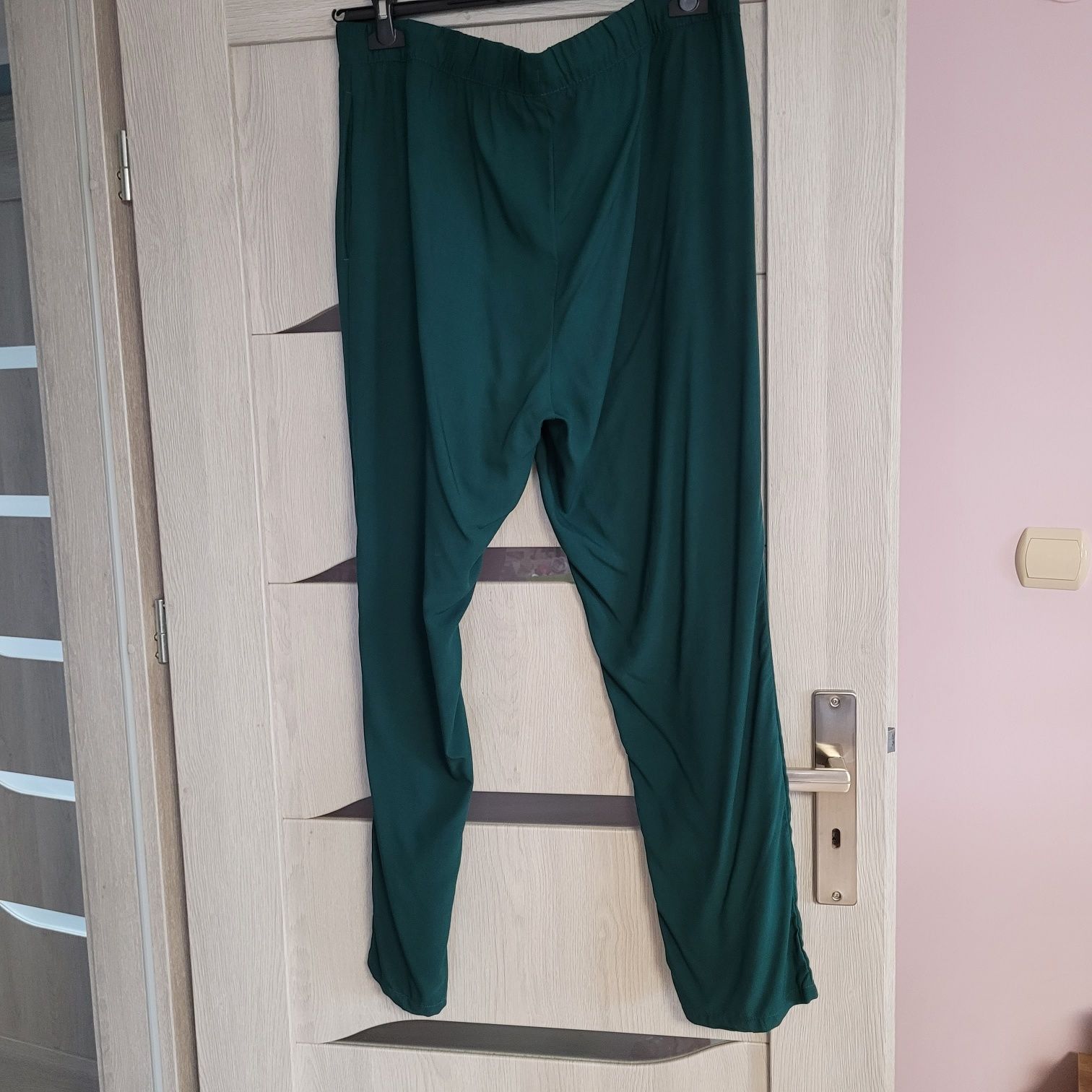 Letnie zielone spodnie