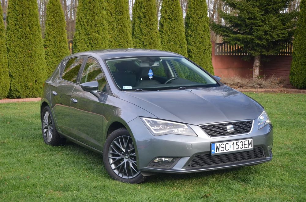 Seat Leon 1Właściciel!BogataWersja i-Tech!Nawigacja!NiskiPrzebieg!ŁadnyKolor!
