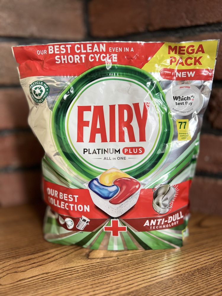 Капсули Fairy Original  all in  one 140 шт в посудомийку посудомийної