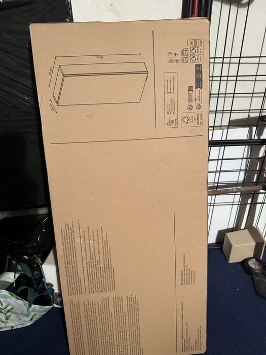2 szt. Szafka wisząca GoodHome Imandra 40 x 90 x 15 cm biała