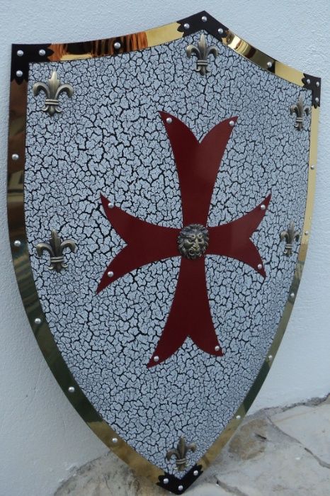 Escudo Medieval templário das Cruzadas
