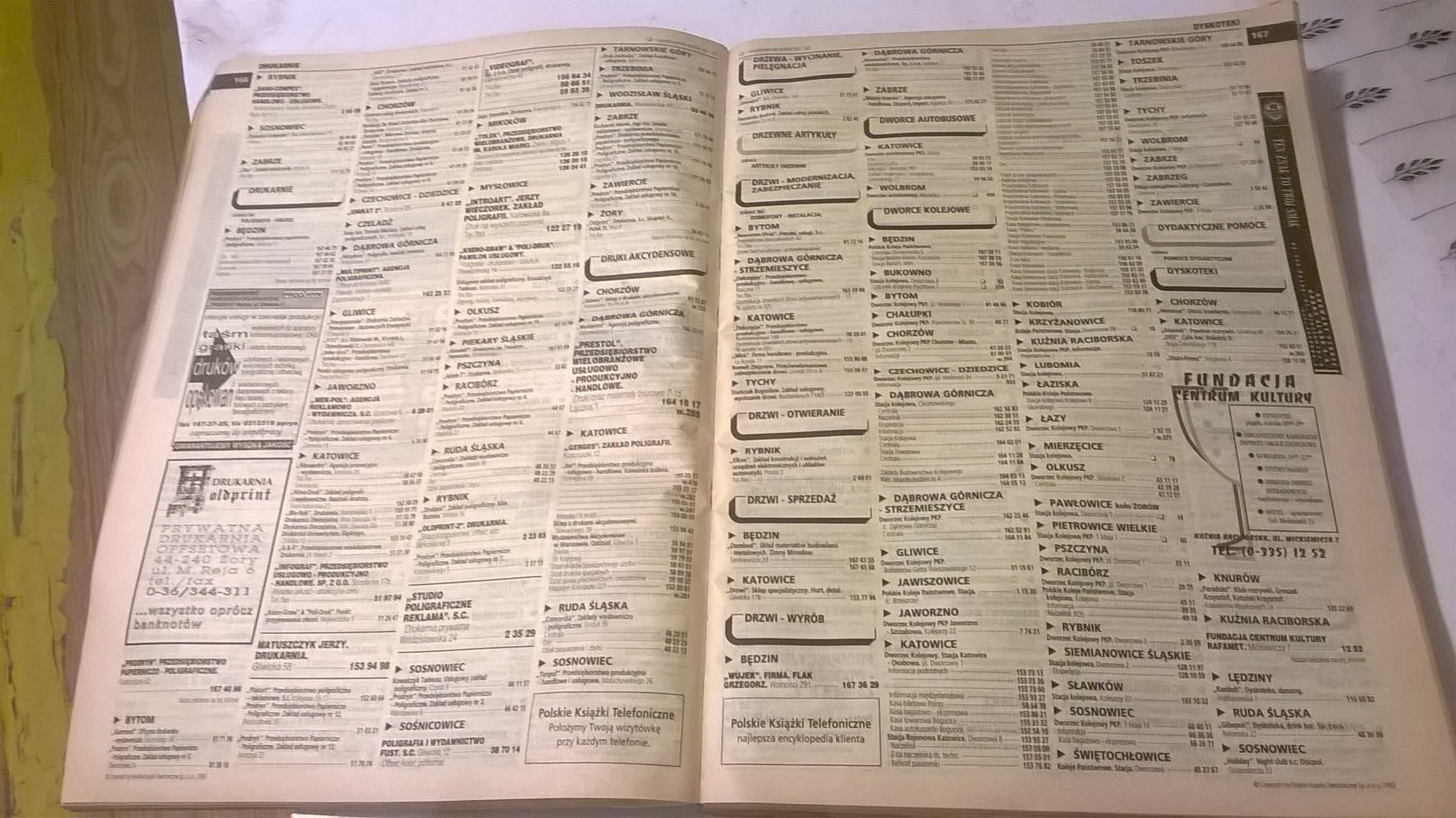 książka telefoniczna KATOWICE i wojew. katowickie - 1994 rok