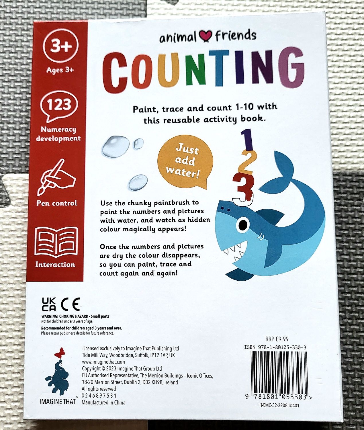 Counting kolorowanka wodna po angielsku nauka liczenia