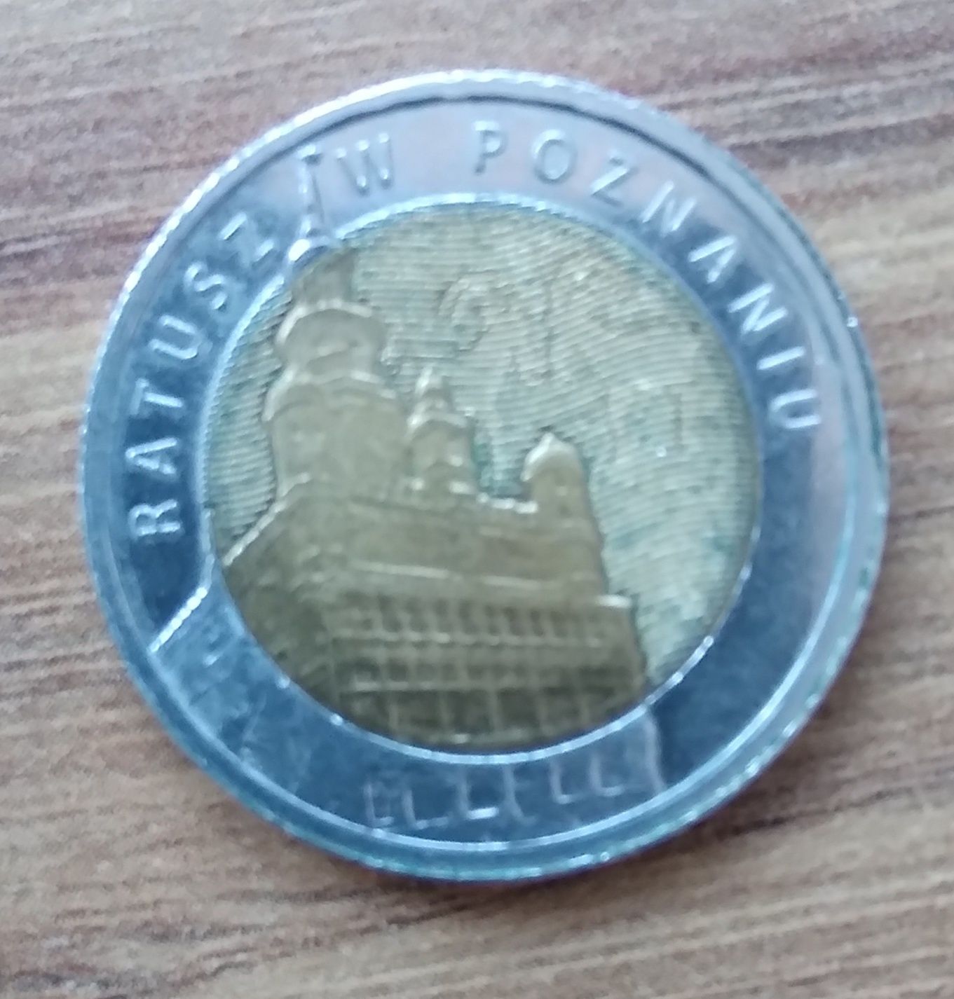 5 złotych z Ratuszem w Poznaniu kolekcjonerskie monety