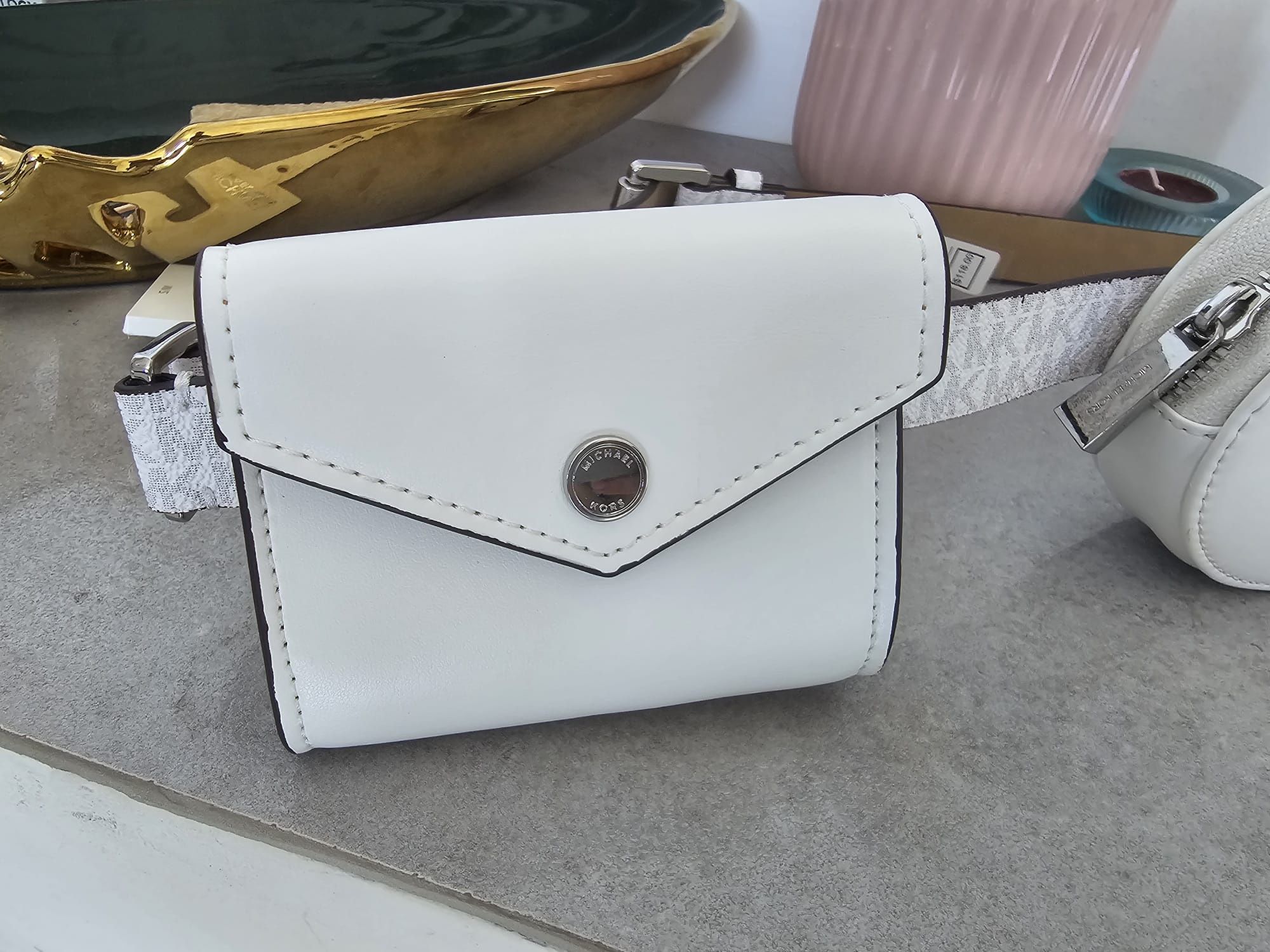 Pasek z 2 saszetkami Michael Kors