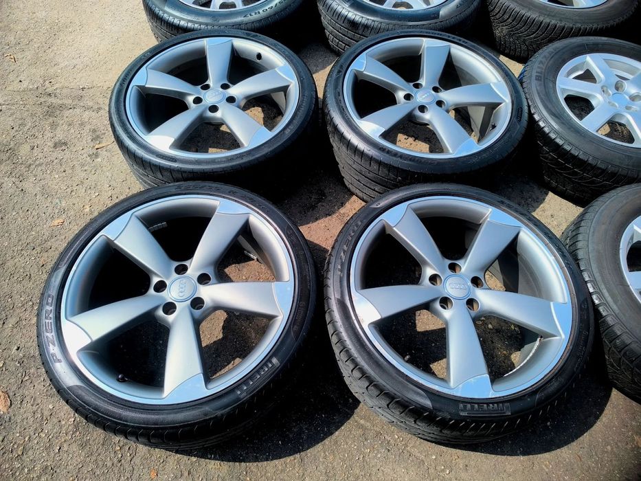 5x112 Felgi Aluminiowe Alufelgi Oryginalne 20 Koła Letnie Lato AUDI 4G0 A4 B9 A6 C7 A8 D2 Q3 ROTOR Legnica ALU-RAD 6mm 255/35 ROTORY
