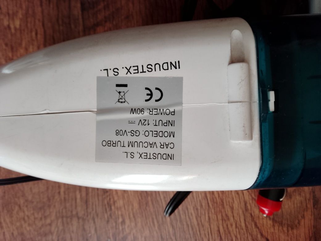 Odkurzacz ręczny do auta do domu 90W 12 V z końcówką samochodu