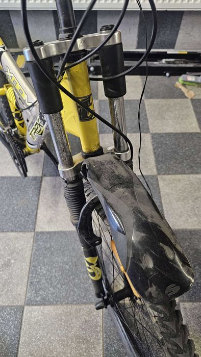 Rower górski MTB dwa amortyzatory hamulce tarczowe przerzutki Shimano