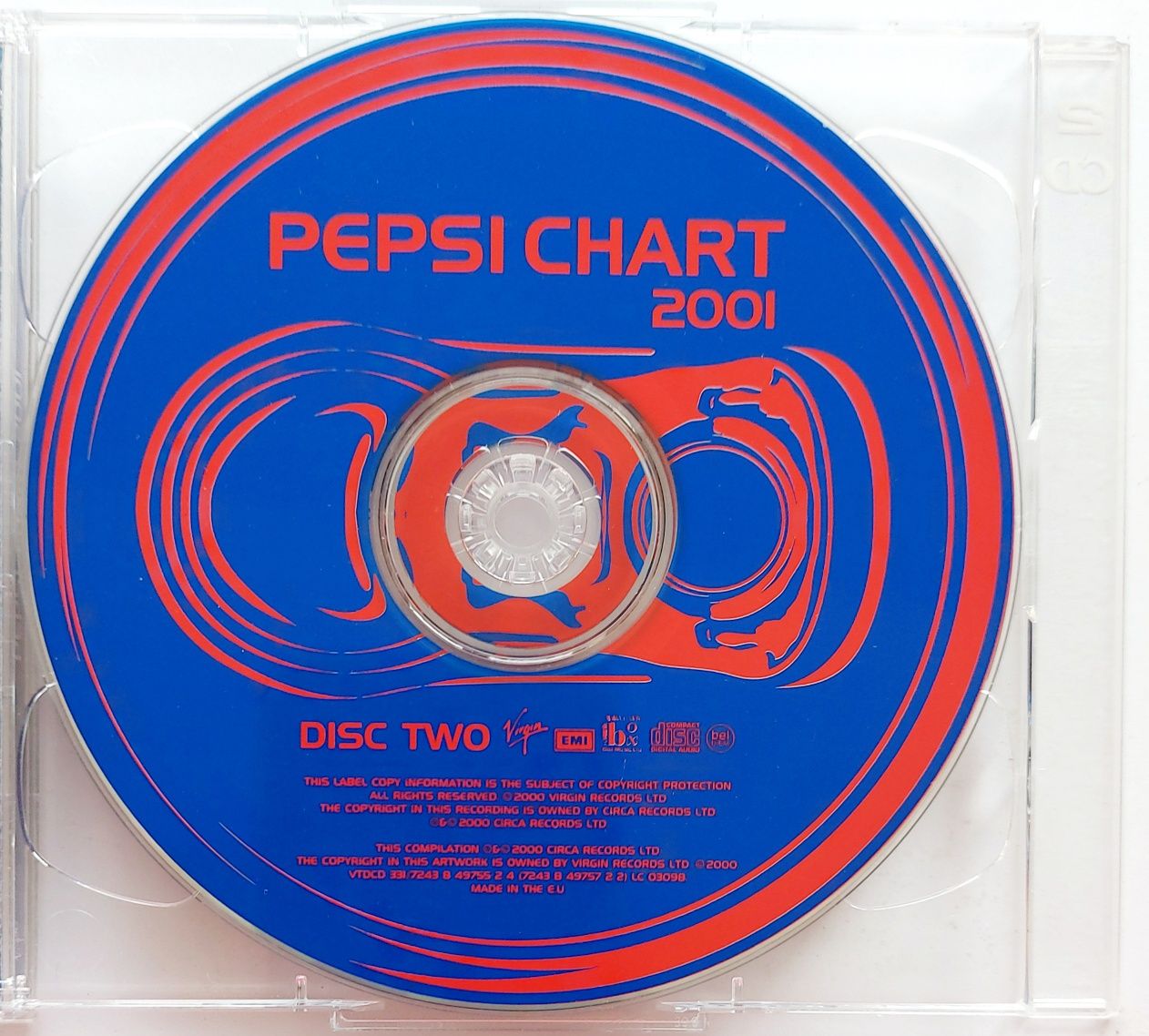 Pepsi Chart 2001 2CD Geri Halliwell Sisqo Moby Moloko Black Legend