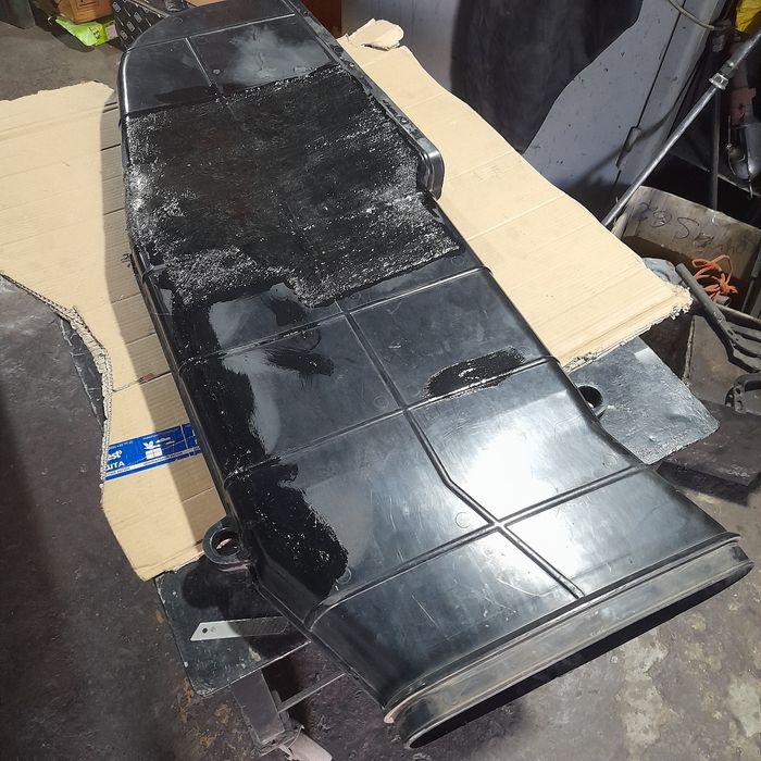 Ремонт бампера, пайка пластика, скловолокно, епоксидка