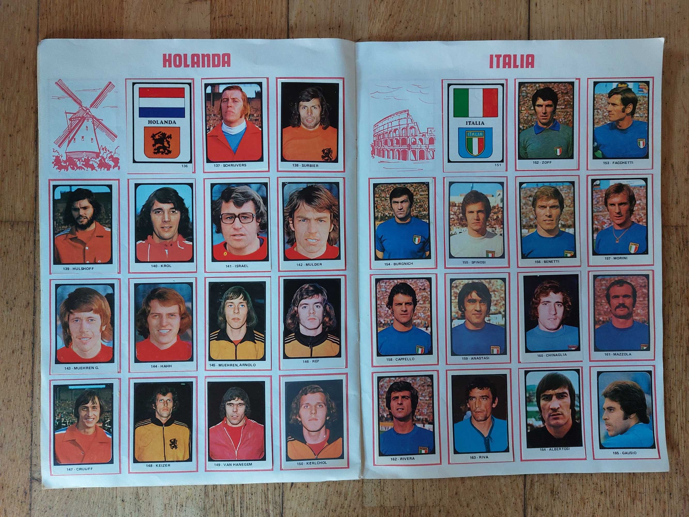 Caderneta de cromos - Munique 1974 - Completa