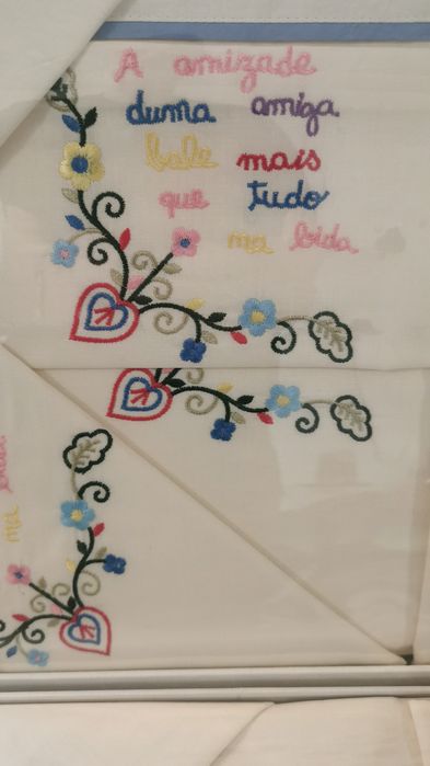 Lençóis de casal lenço dos namorados