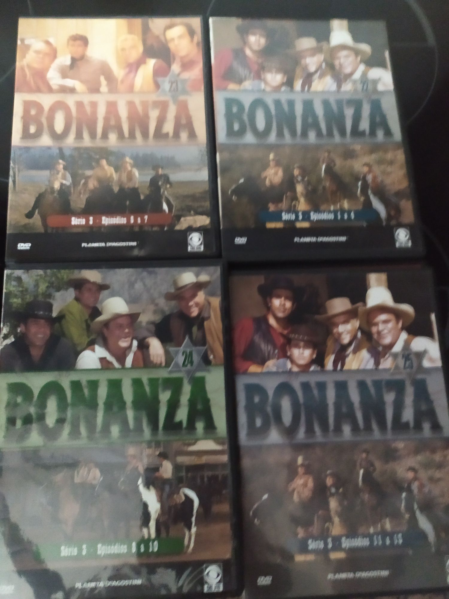 Filmes coleção Bonanza e filmes de Western