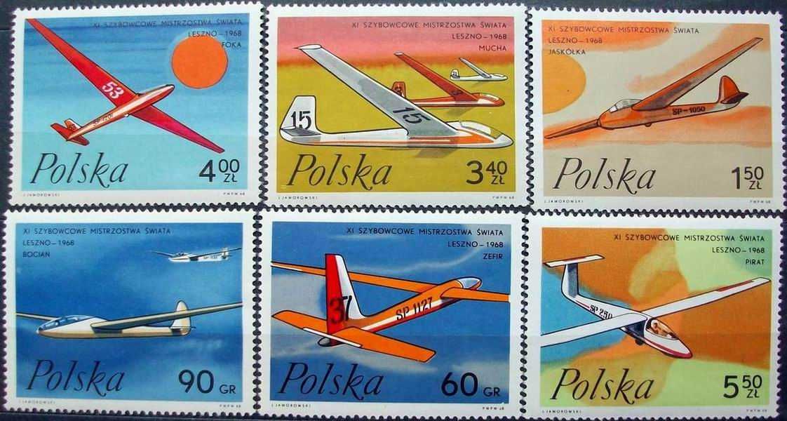 K znaczki polskie rok 1968 - II kwartał