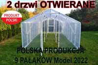 55KG WZMOCNIONY 18 3x6 Tunel foliowy ogrodowy Szklarnia foliak warzywa