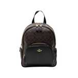 Рюкзак женский Coach Large Court Backpack In Signature Canvas in Brown