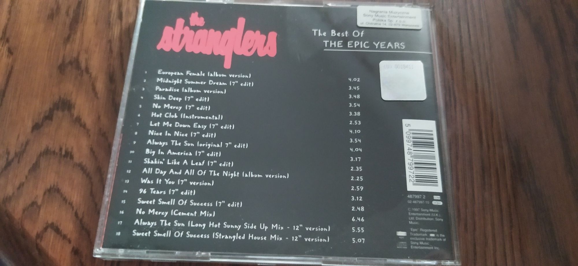 The Stranglers the Epic Years CD