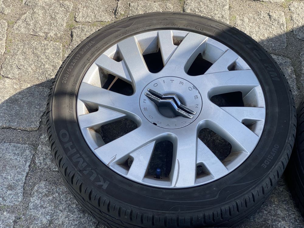 Alufelgi 17 Citroen C4 C3 opony 205/50 R17 koła 4x108