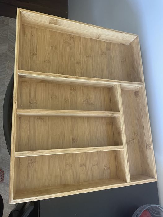 Szuflada drewniana na sztućce