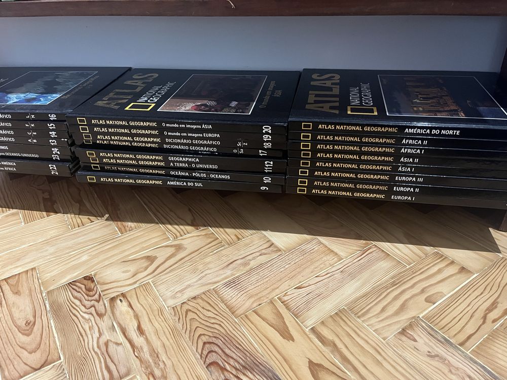 Atlas National Geographic - Dicionário geográfico - 24 volumes