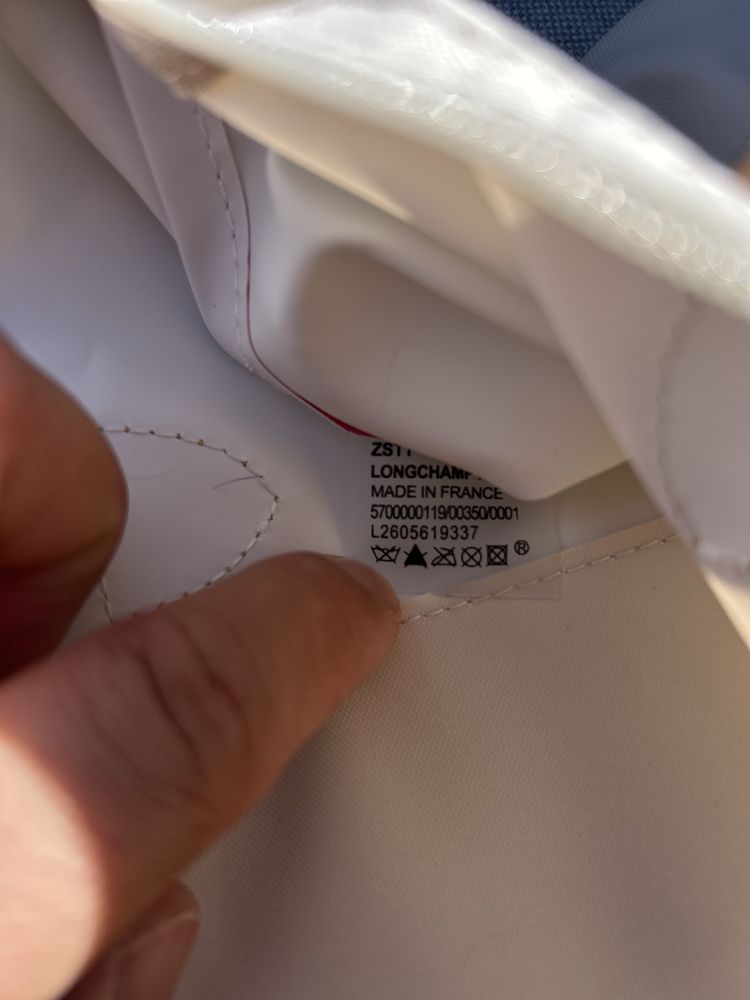 Torebka Longchamp kremowa/papier M
