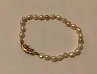 Pulseira de pérolas barrocas