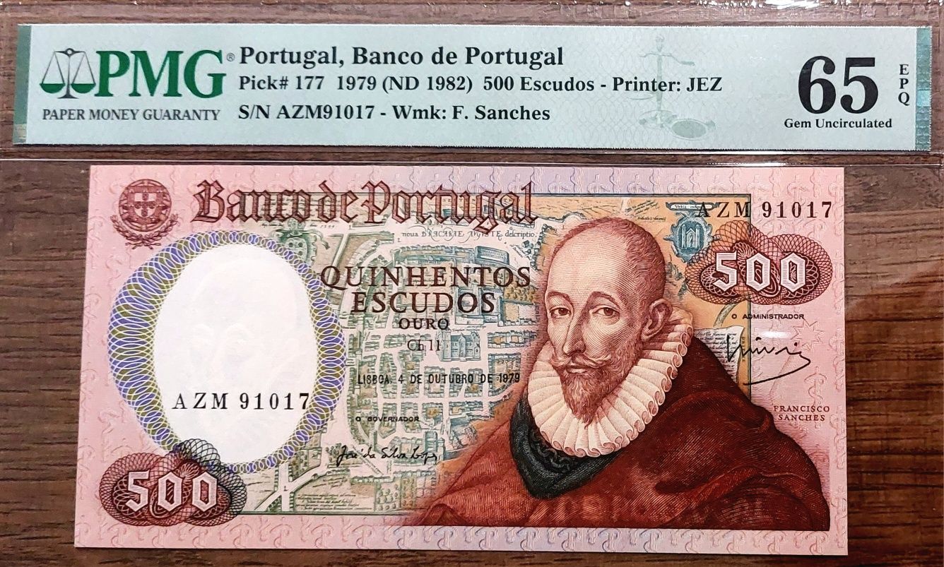 Nota 500 escudos Francisco Sanches