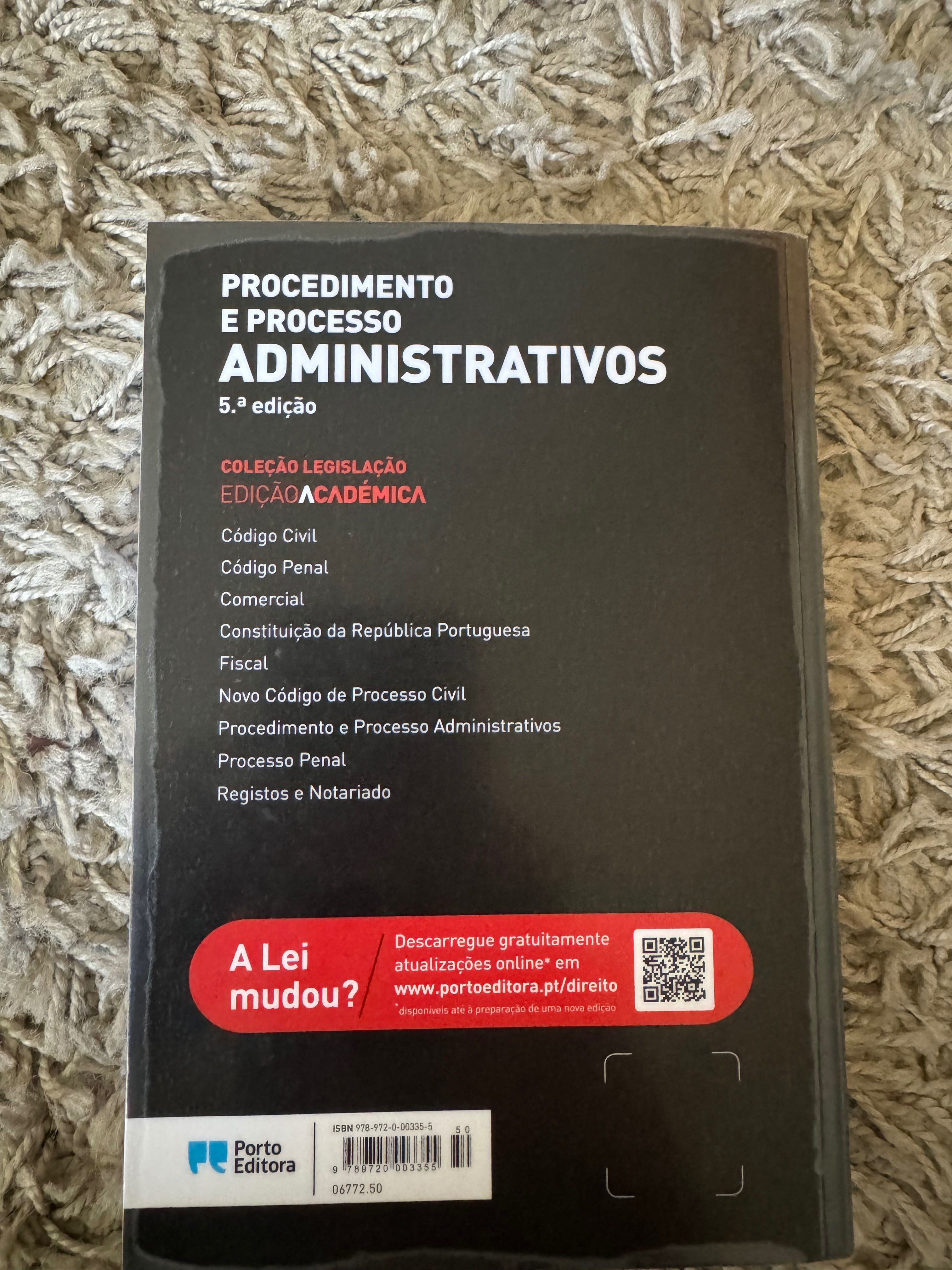 Código Procedimento e Processo Administrativos