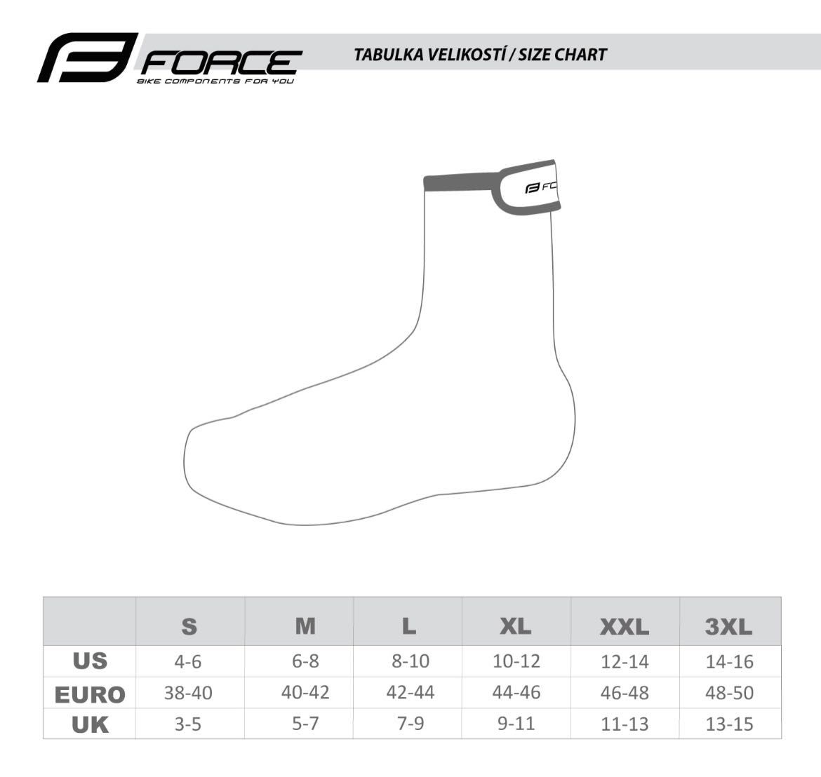Ochraniacze na buty FORCE RAINY czarne