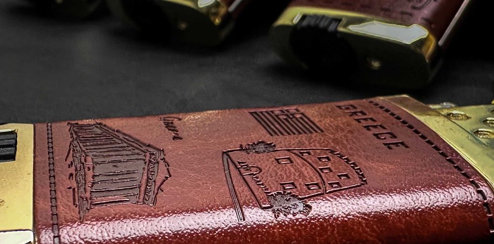 Zapalniczka Żarowa Na Gaz Metalowa Prezentowa Skóra W Pudełku Prezent