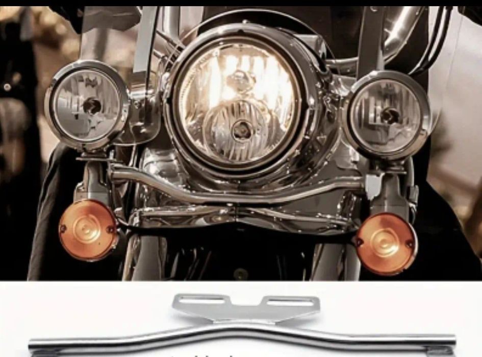 Suporte luzes auxiliares moto