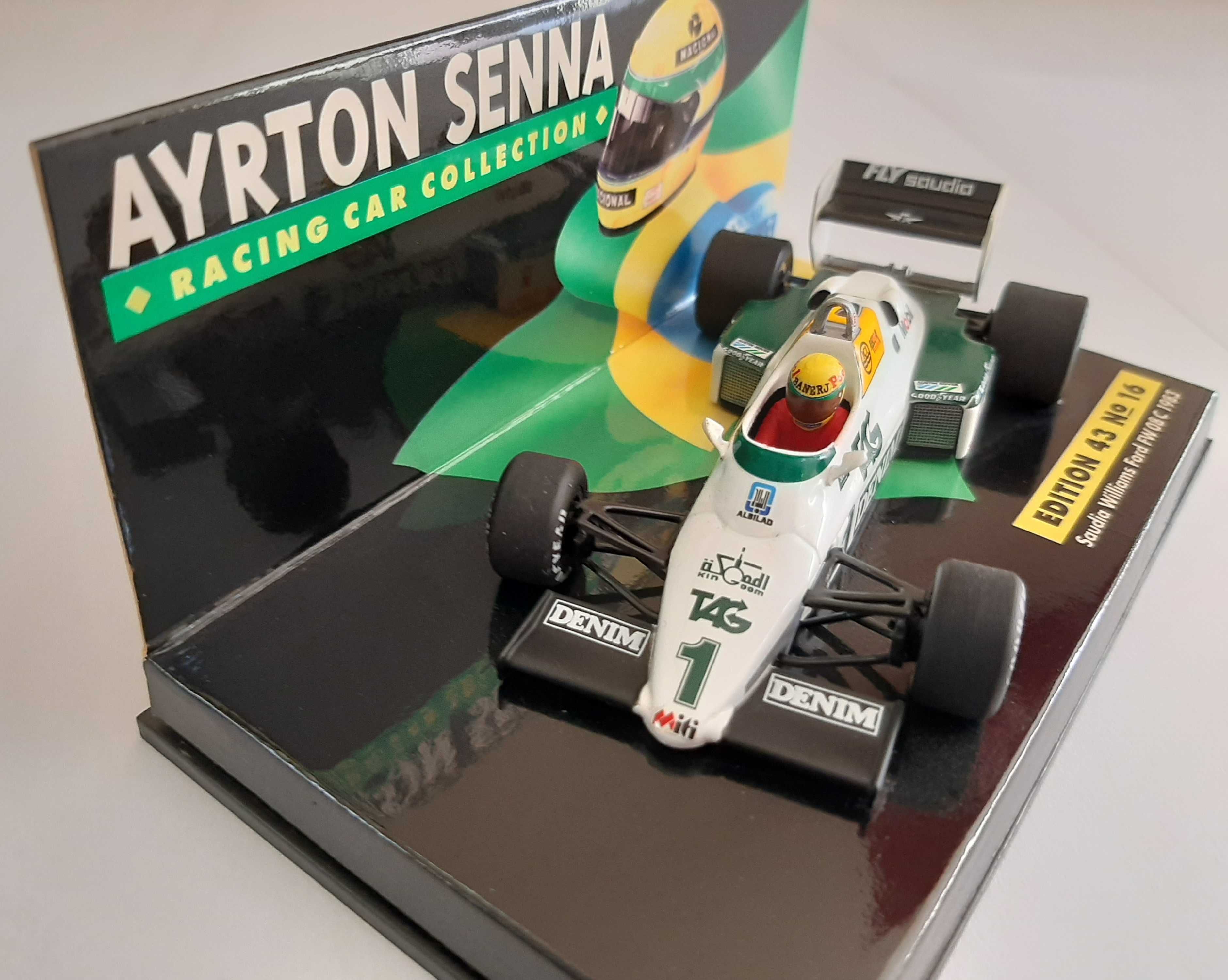 Ayrton Senna teste F1 Williams 1983 Minichamps