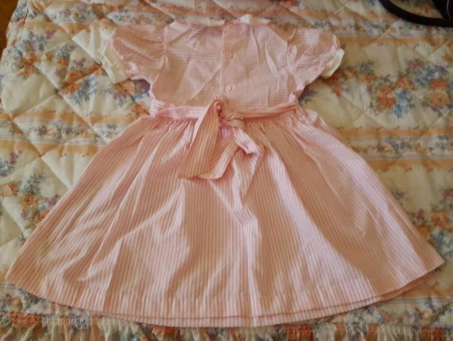 vestido para menina de 4 anos - cerimonia - azul / rosa / laranja