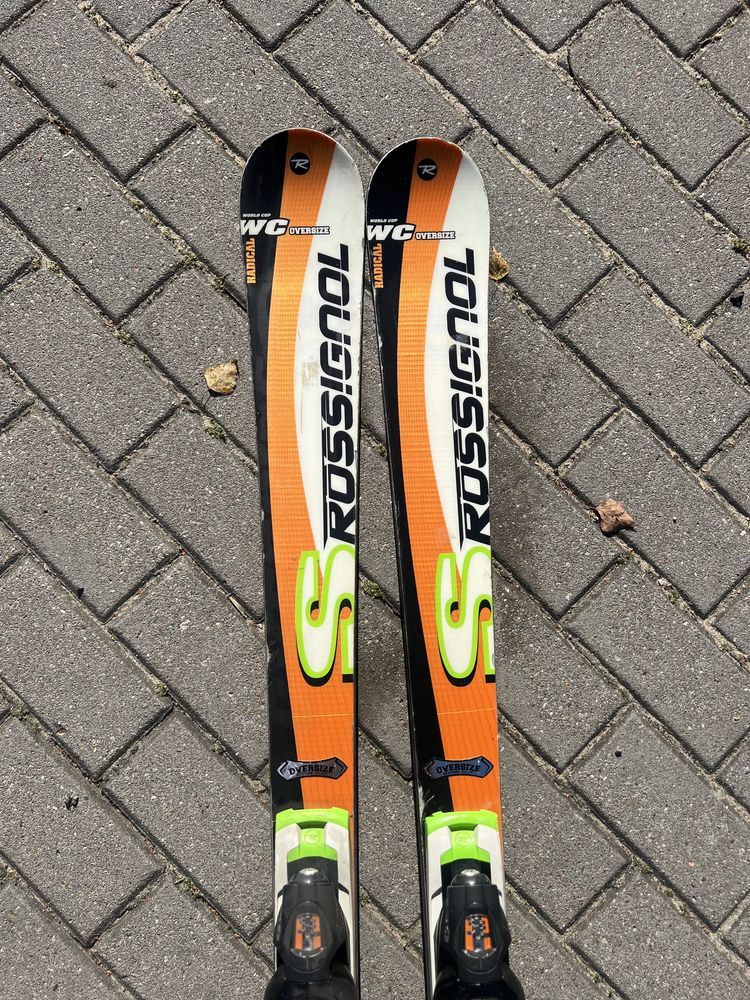 Narty Rossignol zjazdowe oversize wc S